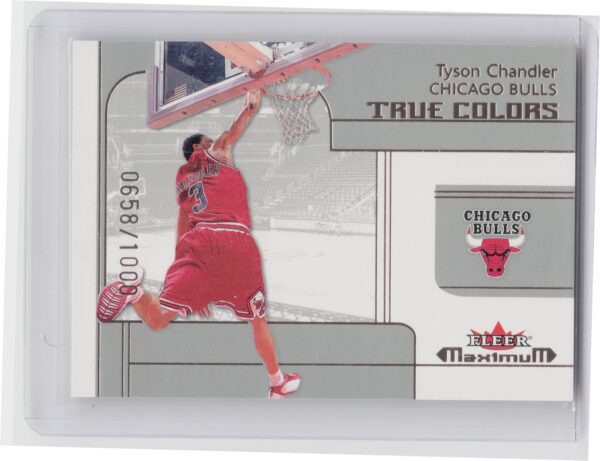 2001-02 Fleer Maximum Tyson Chandler RC SN1000 #219 Bulls