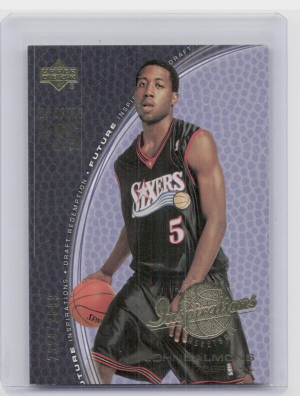 2001-02 Upper Deck Inspirations John Salmons SN2699 #157 76ers