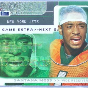 2001 Fleer Game Time Santana Moss Extra #117 Jets