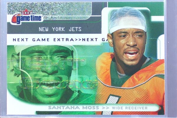 2001 Fleer Game Time Santana Moss Extra #117 Jets