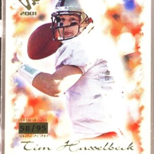 2001 Pacific Private Stock Tim Hasselbeck RC Premiere Date /95 #109 Bills