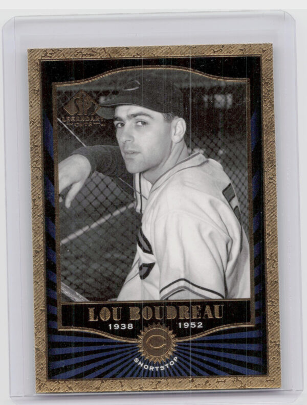 2001 SP Legendary Cuts Lou Boudreau #49 Indians