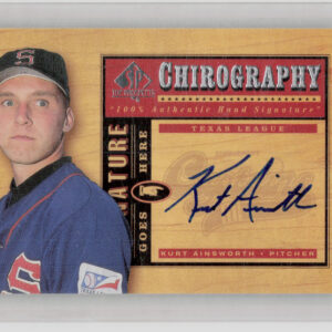 2001 SP Top Prospects Kurt Ainsworth AU #KA Captains Chirography