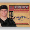 2001 SP Top Prospects Tripper Johnson AU #TJ Orioles Chirography