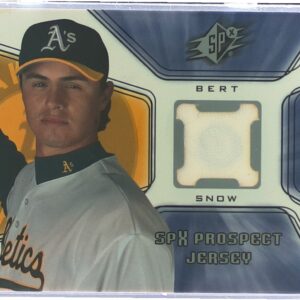 2001 SPx Bert Snow RC JSY #134 Athletics