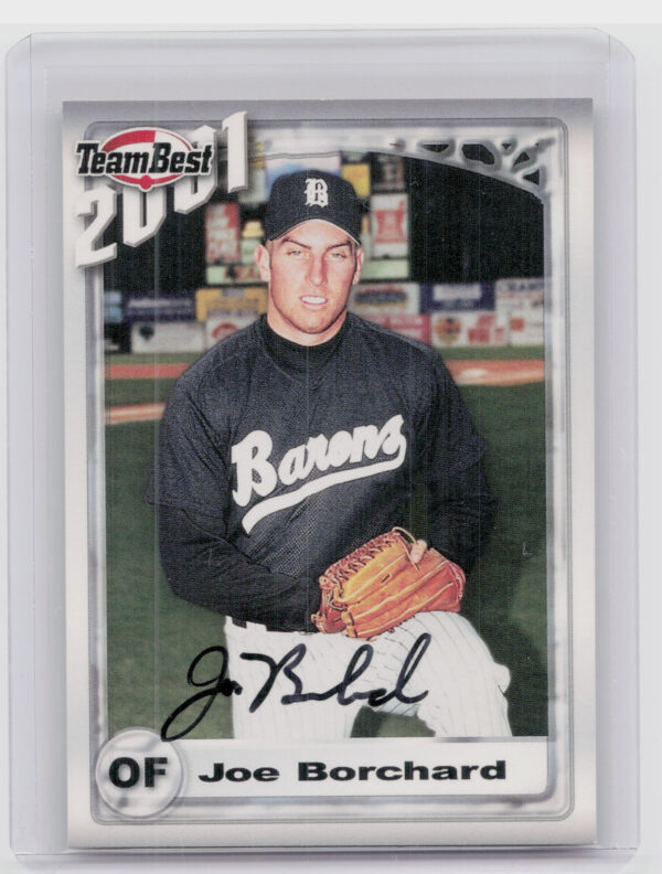 2001 Team Best Joe Borchard AU #NNO Barons Autographs