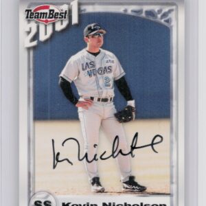 2001 Team Best Kevin Nicholson AU #NNO Stars Autographs