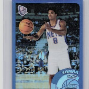 2002-03 Topps Chrome Tamar Slay Refractors #148 Nets
