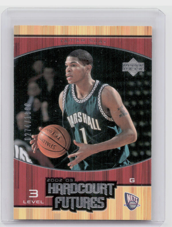 2002-03 Upper Deck Hardcourt Tamar Slay RC SN1999 #110 Nets