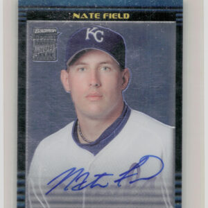 2002 Bowman Chrome Nate Field AU RC #397 Royals