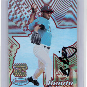 2002 Bowman's Best Benito Baez Red AU #102 Marlins