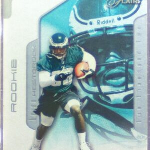 2002 Flair Brian Westbrook /1250 RC #129 Eagles