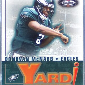 2002 Fleer Box Score Donovan McNabb #15YM Eagles Yard Markers