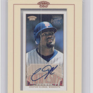 2002 Topps 206 Cristian Guzman AU #TA-CG Twins Autographs