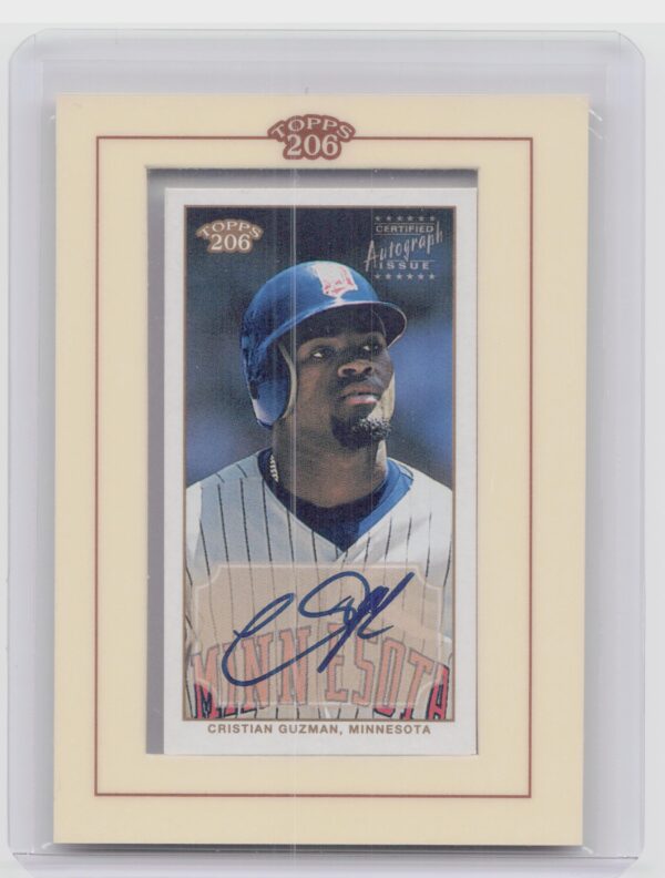 2002 Topps 206 Cristian Guzman AU #TA-CG Twins Autographs