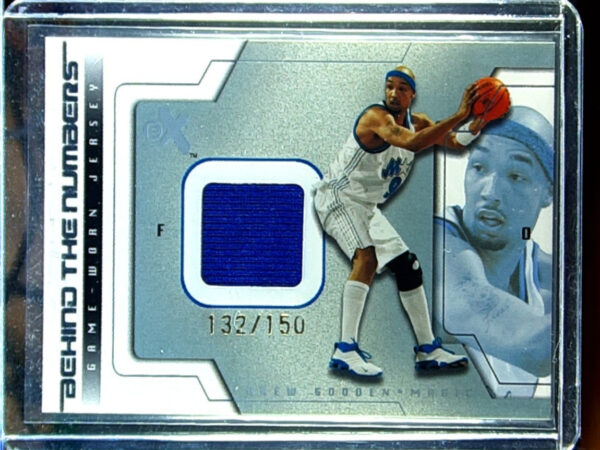 2003-04 E-X Drew Gooden SN150 MEM #DG-BTNGU Magic Behind the Numbers Game Used G