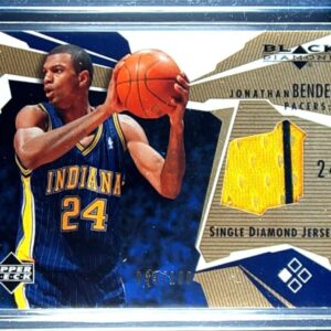 2003-04 UD Black Diamond jonathan bender /100 JSY #BD-JB Pacers Single Diamond