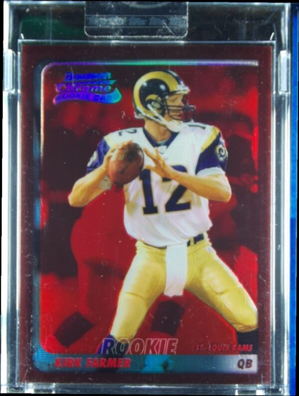 2003 Bowman Chrome Kirk Farmer Red Refractors SN235 #184 Rams
