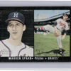 2003 Bowman Heritage Warren Spahn Facsimile Signature #174 Braves
