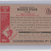 2003 Bowman Heritage Warren Spahn Facsimile Signature #174 Braves - Image 3