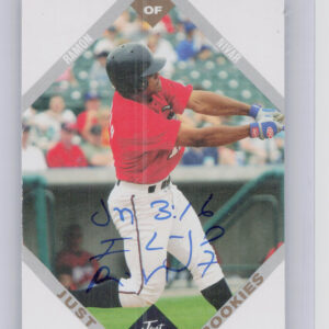 2003 Just Rookies Ramon Nivar AU SN375 #53 Rangers Autographs