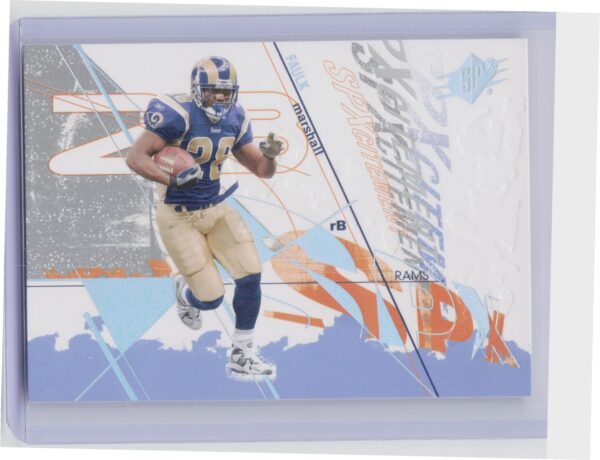 2003 SPx Marshall Faulk #85 Rams