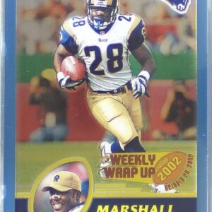 2003 Topps Chrome Marshall Faulk #152 Rams