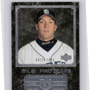 2003 Upper Deck Classic Portraits Cory Stewart RC SN2003 #173 Padres