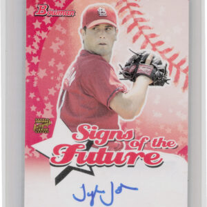 2004 Bowman Tyler Johnson AU #SOF-TJ Cardinals Signs of the Future