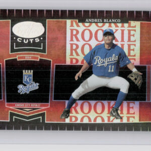 2004 Leaf Certified Cuts Andres Blanco Marble Red SN100 #253 Royals