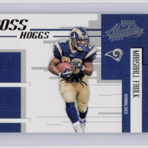 2004 Playoff Absolute Memorabilia Marshall Faulk /1000 #BH-16 Rams Boss Hoggs