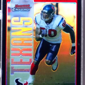 2005 Bowman Chrome Andre Johnson Red Refractors #44 Texans