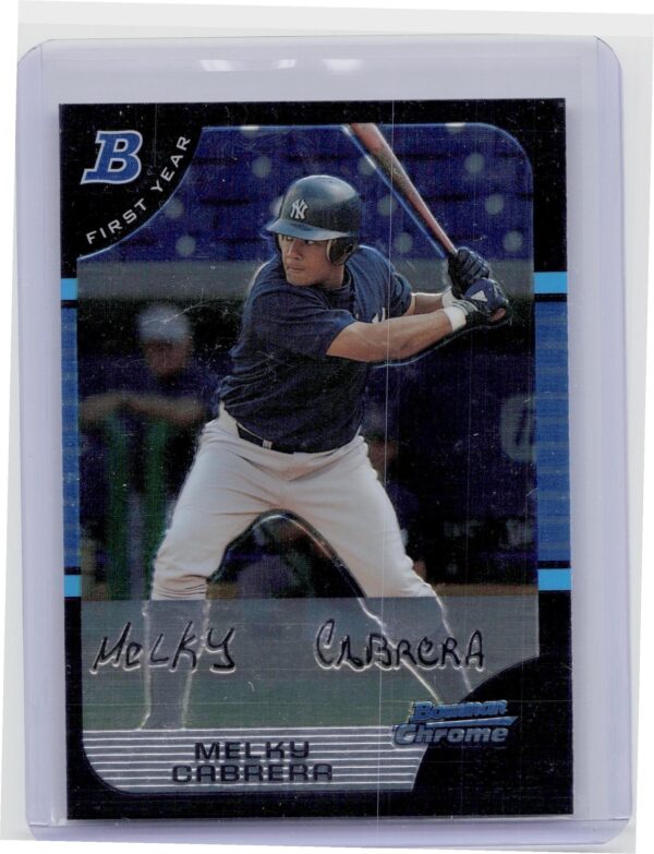 2005 Bowman Chrome Melky Cabrera RC #190 Yankees