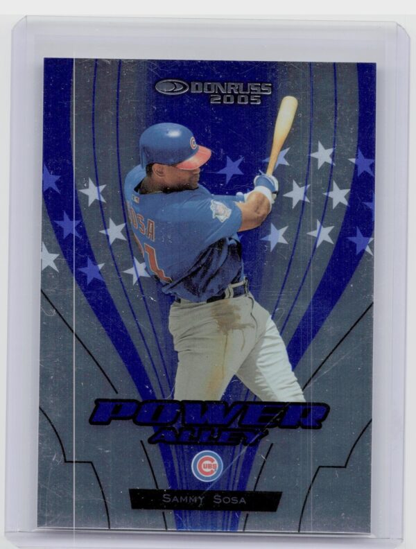 2005 Donruss Sammy Sosa /1000 #PA-22 Cubs Power Alley Blue