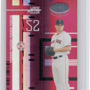 2005 Leaf Certified Materials Wade Miller Mirror Red SN100 #89 Sox