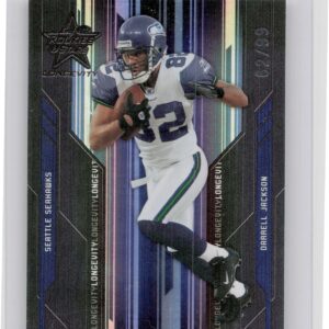 2005 Leaf Rookies & Stars Longevity Darrell Jackson Black /99 #83 Seahawks