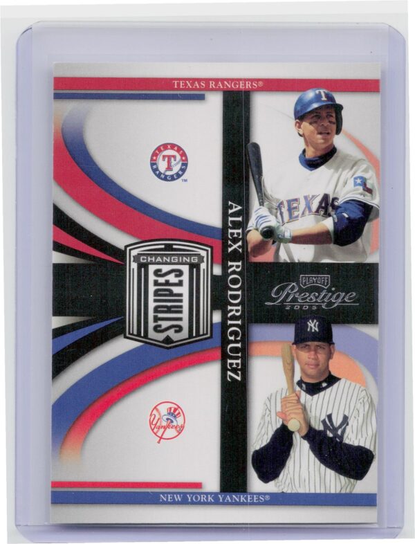 2005 Playoff Prestige Alex Rodriguez #C-4 Yankees Changing Stripes