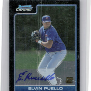 2006 Bowman Chrome Elvin Puello AU #BC245 Cubs Prospects