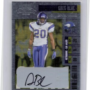 2006 Playoff Contenders Greg Blue AU RC #174 Vikings