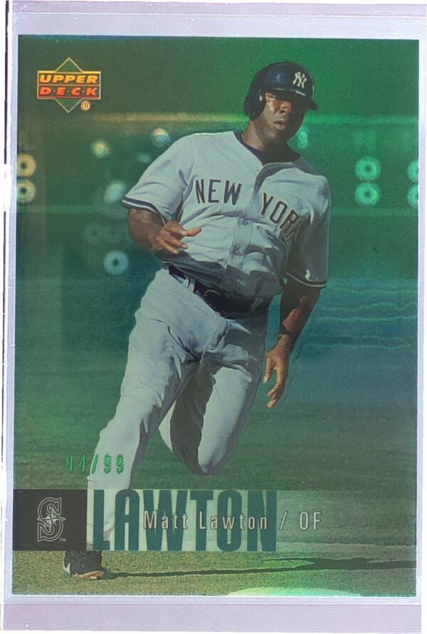 2006 Upper Deck Special F/X Matt Lawton Green /99 #314 Mariners