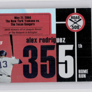 2007 Bowman Heritage Alex Rodriguez #ARHR355 Yankees Alex Rodriguez: Road to 500