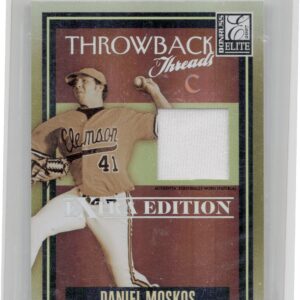 2007 Donruss Elite Extra Edition Daniel Moskos SN500 MEM #TT-DM Tigers Throwback
