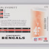 2007 Donruss Threads Earl Everett RC SN999 #172 Bengals - Image 3