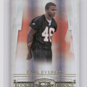2007 Donruss Threads Earl Everett RC SN999 #172 Bengals