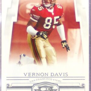 2007 Donruss Threads Vernon Davis #119 49ers