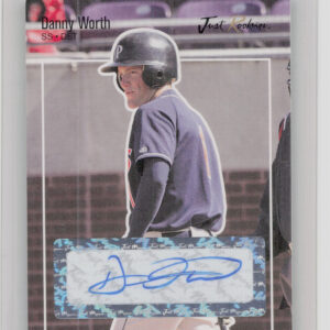 2007 Just Minors Just Rookies Danny Worth AU #JR-64 Tigers Autographs
