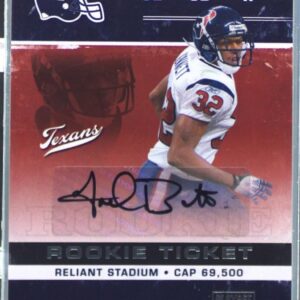 2007 Playoff Contenders Fred Bennett Auto RC #150 Texans