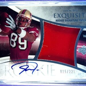 2007 UD Exquisite  Jason Hill AUTO /225 RC JSY #111 49ers