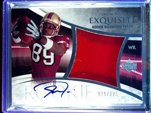 2007 UD Exquisite  Jason Hill AUTO /225 RC JSY #111 49ers