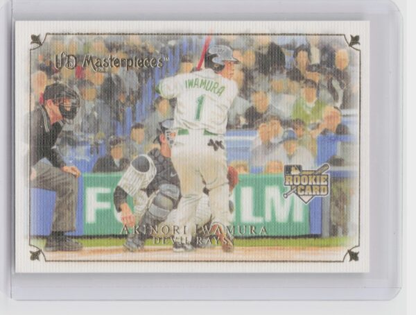 2007 Upper Deck Masterpieces Akinori Iwamura RC #68 Rays